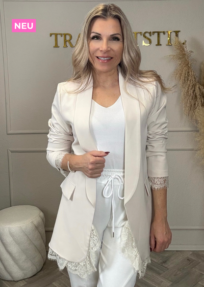 Blazer mit Spitze