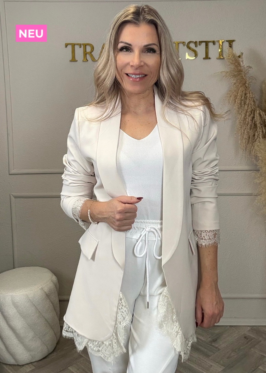 Blazer mit Spitze