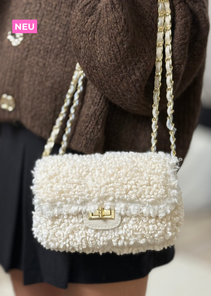 Tasche mit Teddyfell