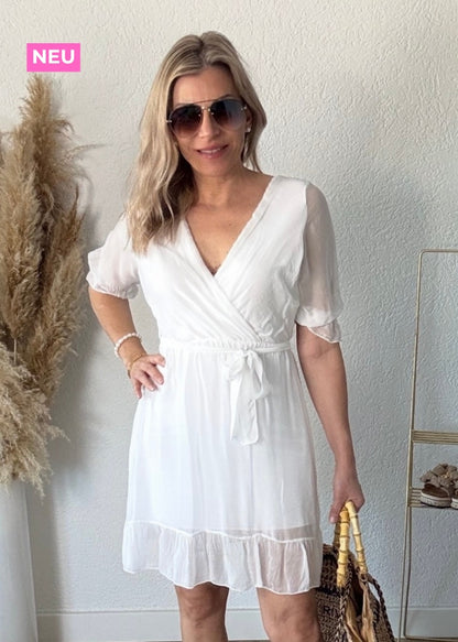 Kleid aus Seidenchiffon