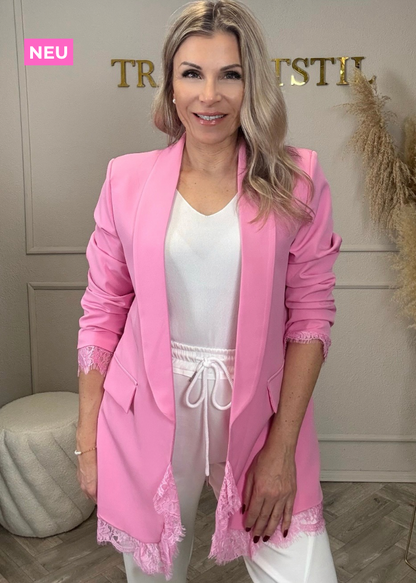 Blazer mit Spitze