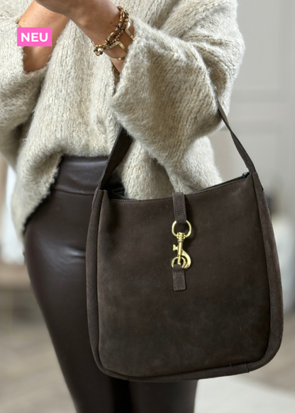 Tasche Brownie Wildleder