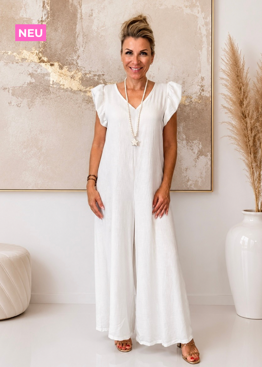 Jumpsuit mit Volants
