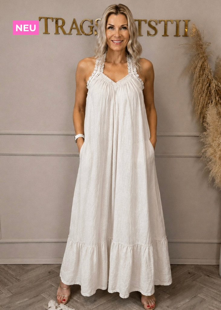 Maxikleid aus Leinen