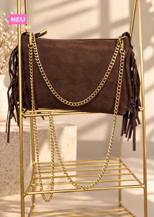 Tasche aus Wildleder