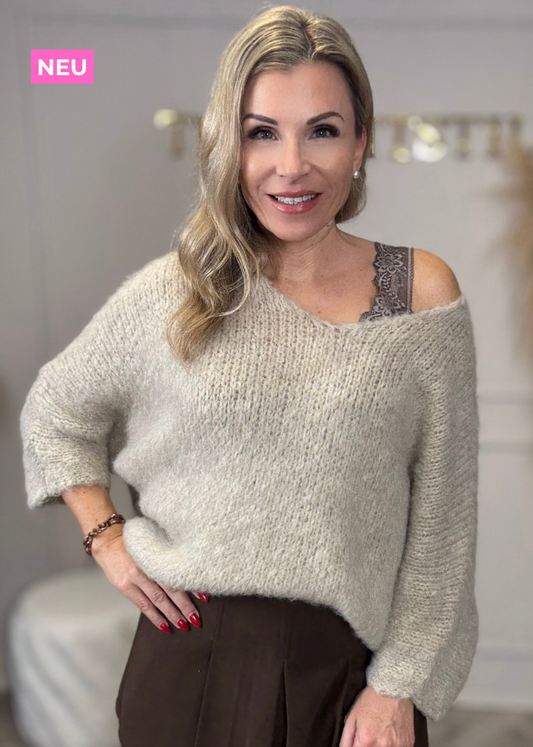 Pullover Fledermausärmel