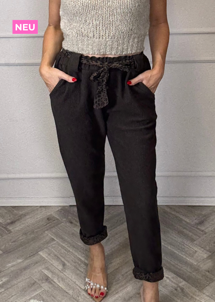 Cordhose im Chino Style