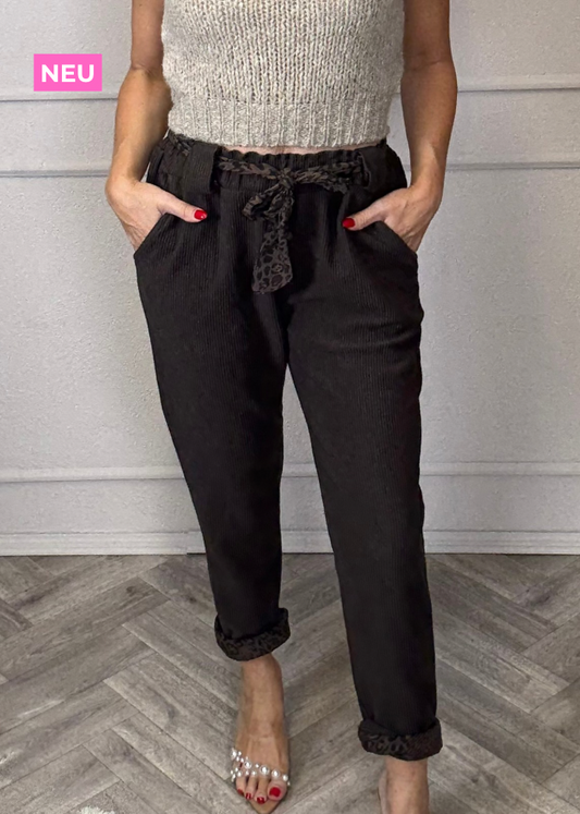 Cordhose im Chino Style